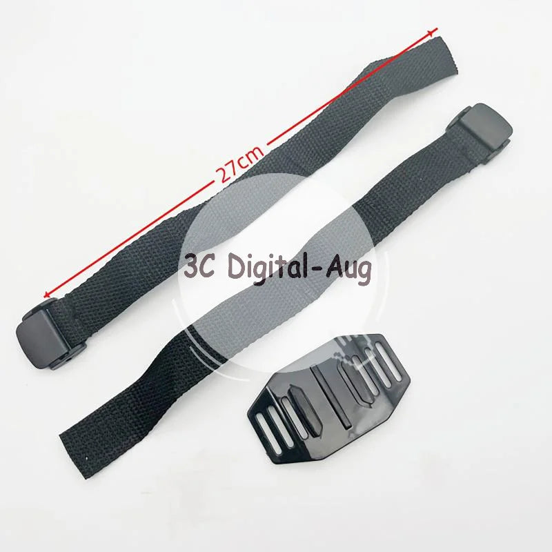Helmet Strap Mount for Action Camera – First-Person View Belt Action Camera Mount Qme