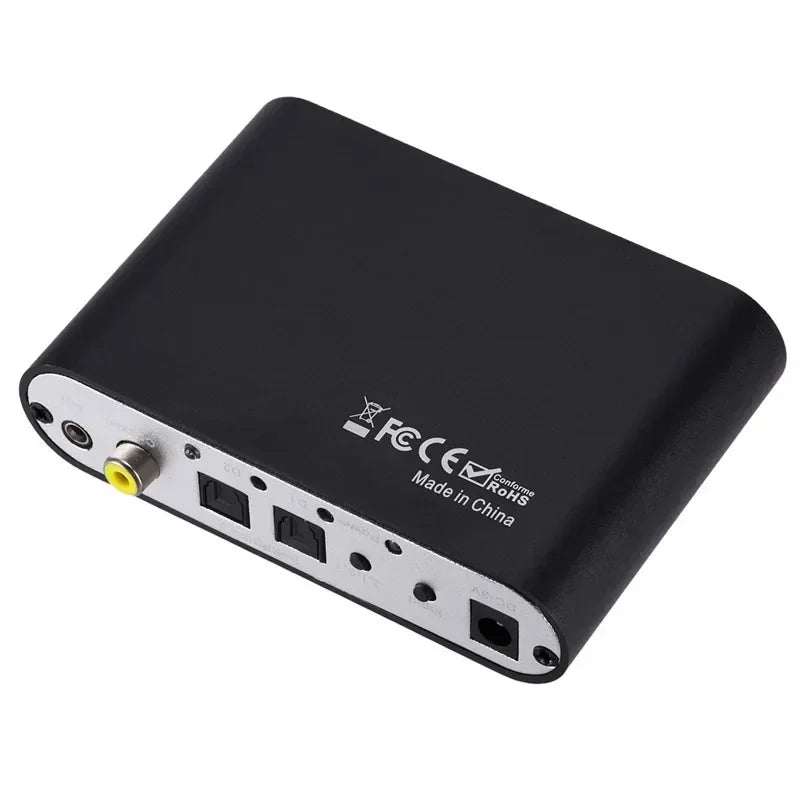 5.1 CH Audio Decoder SPDIF Optical Coaxial to RCA DTS AC3 Audio Decoder Qme