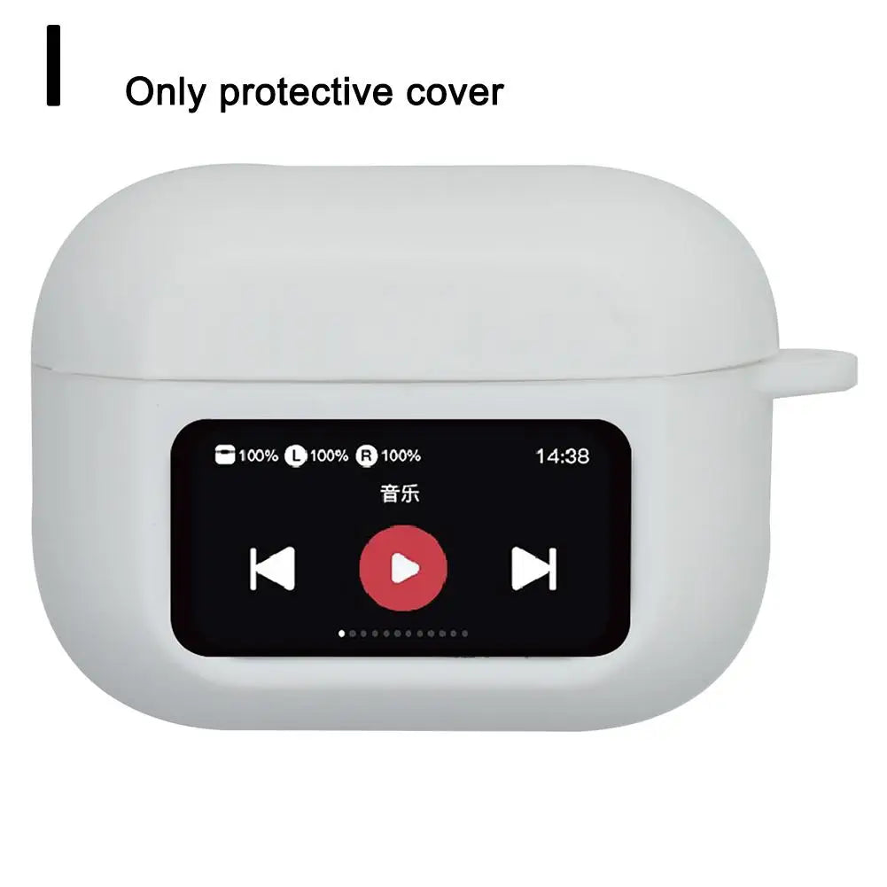 Silicone AirPods A9 Pro Case – Shockproof Anti-Slip Full Cover Earbuds Protective Case Qme I