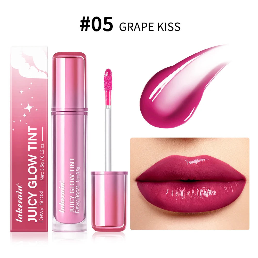 Lakerain Mirror Shine Lip Gloss – Clear Hydrating Long-Lasting Lip Gloss Qst 05