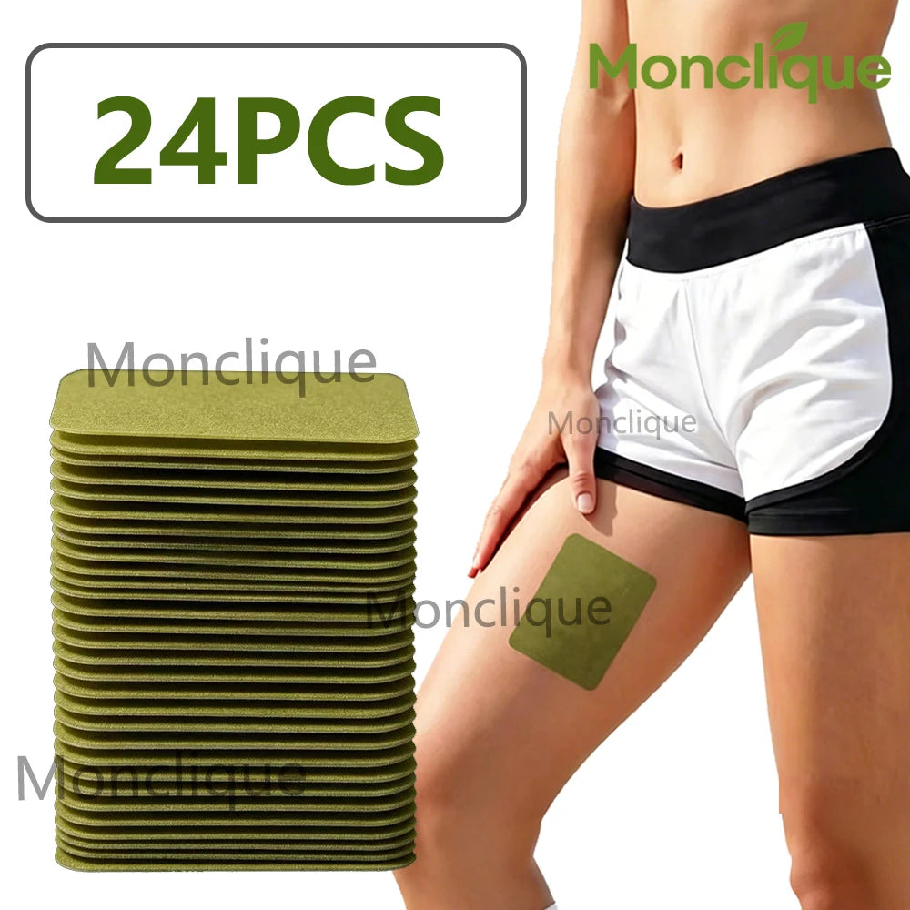 Thigh Anti-Chafe Patch – Natural Herb Breathable Leg Protection Anti-Chafe Leg Patch Qst 24Pcs