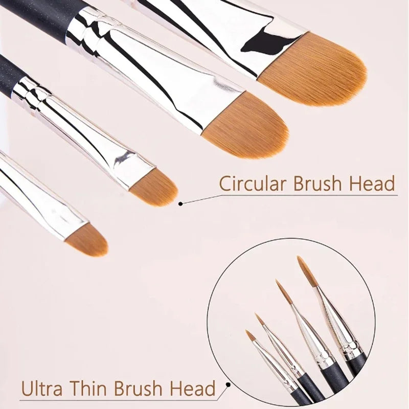 Flat Round Ultra-Thin Foundation & Concealer Makeup Brush Makeup Brush Qme