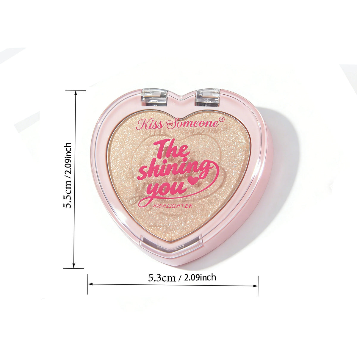 Sparkle Disc Highlighter – Long-Lasting High-Gloss Glow Face Highlighter Qme