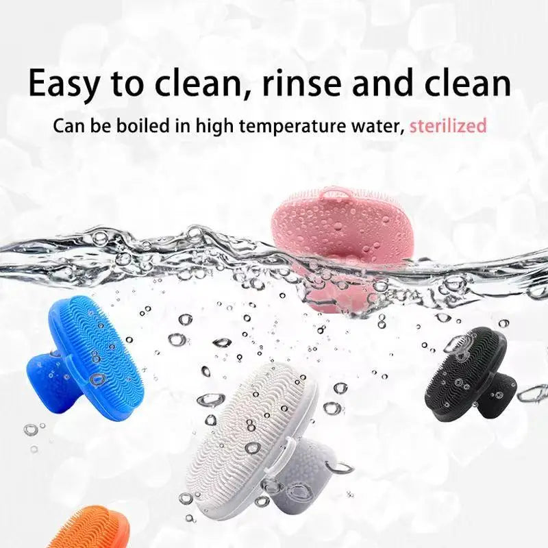 Silicone Facial Cleansing Brush – Soft Bristle Body Massager Facial Cleansing Brush Qme