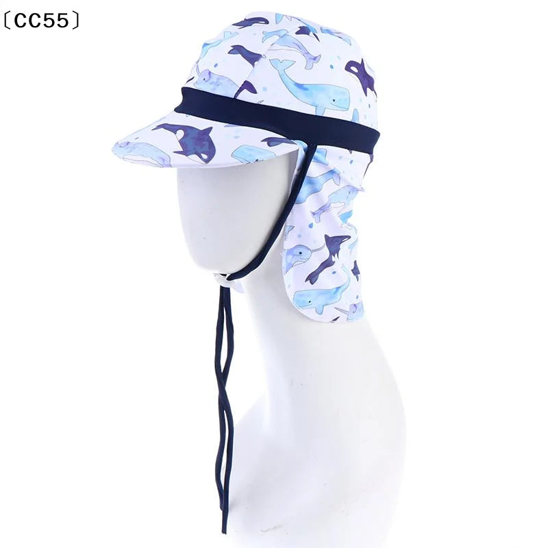 Kids Wide Brim Anti-UV Sun Hat – Lightweight Multicolor Nylon Cap Kids Sun Hat Qst