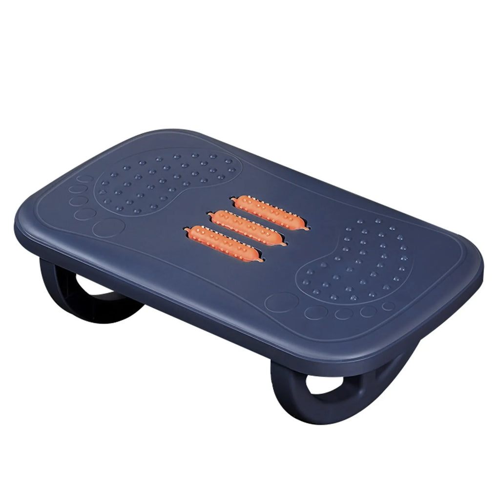 Rocking Under-Desk Footrest with Massage Rollers | Anti-Slip Ergonomic Footrest Qme