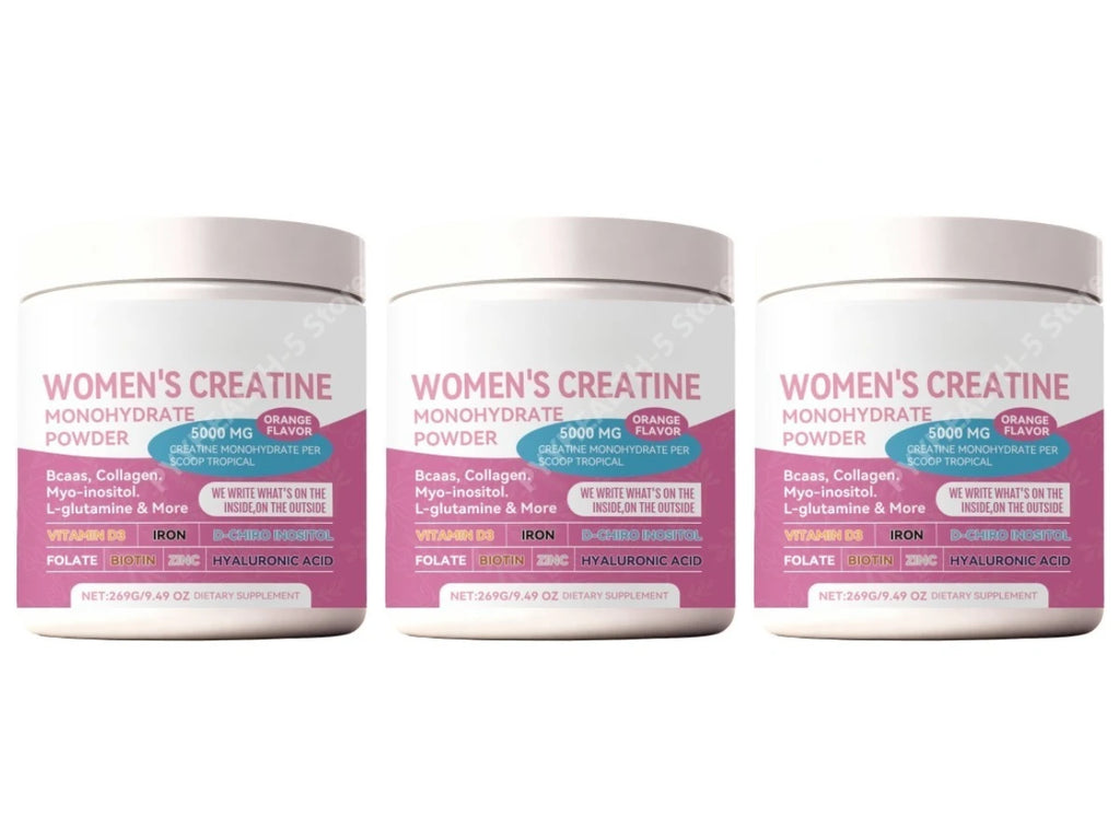 Women's Creatine Monohydrate Powder – Nutrition Support 269g Creatine Supplement Qst 807g(Pack of 3)