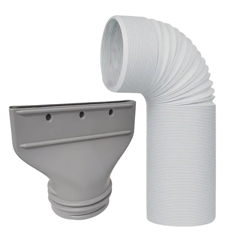 1.5m Portable AC Exhaust Hose Coupler & Vent Duct Adapter AC Exhaust Hose Adapter Qme 130mm exhaust pipe