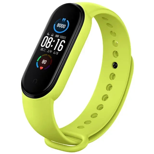 Silicone Strap for Xiaomi Mi Band 3 4 5 6 7 | 43 Colors