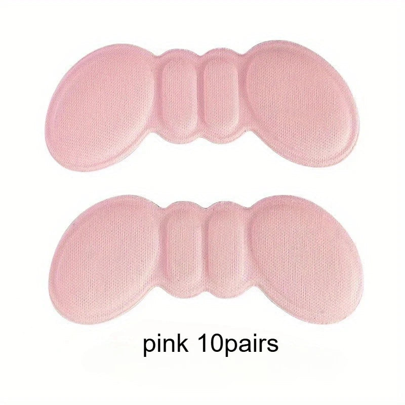 Heel Pads for Shoes Too Big – Cushioned Tighter Fit Inserts Heel Cushion Inserts Qme pink 10pairs