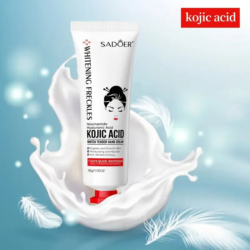 Kojic Acid Hand Cream – Hydrating, Brightening & Moisturizing Brightening Hand Cream Qme