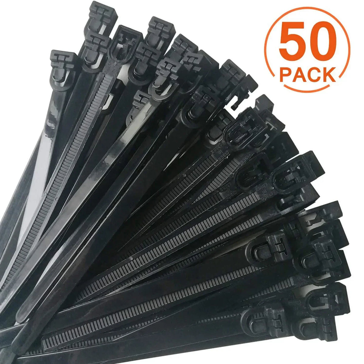 Reusable Detachable Heavy-Duty Plastic Zip Ties | Qme Reusable Cable Ties Qme