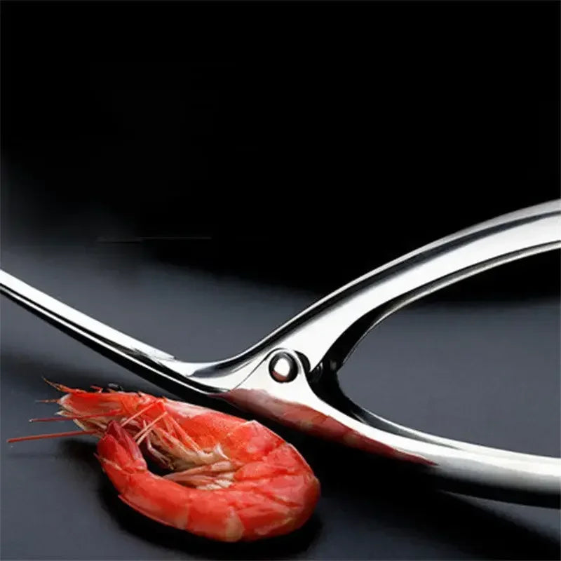 Stainless Steel Shrimp Peeler & Lobster Sheller Knife Seafood Peeler Knife Qme