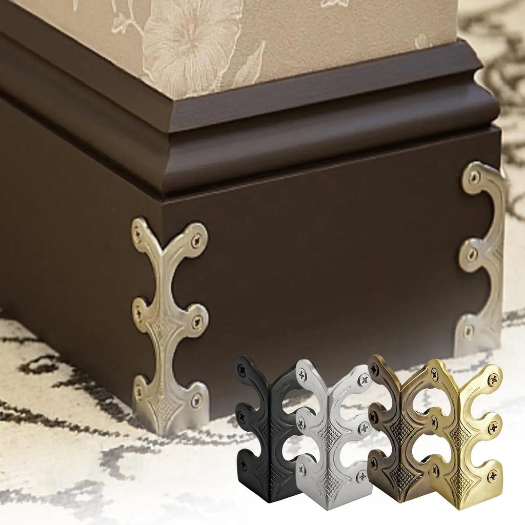 Solid Brass Baseboard Corner Protectors – Metal Edge Guards Corner Edge Guards Qme