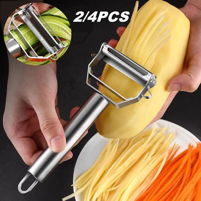 Double-Head Stainless Steel Vegetable & Melon Peeler Vegetable Peeler Qme