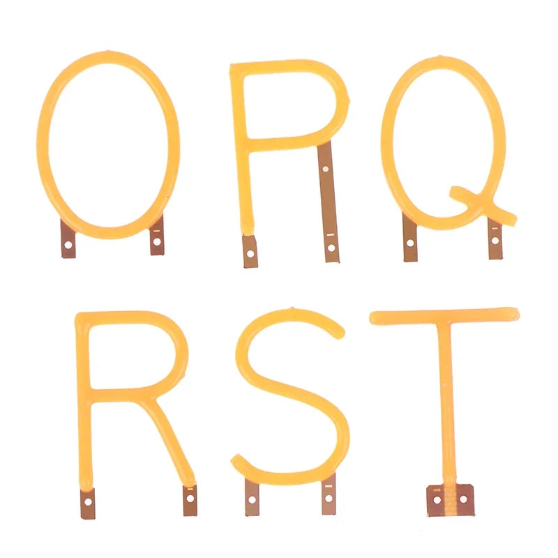 DIY COB LED Letter Filament Light – Edison Party Decoration LED Party Filament Light Qme