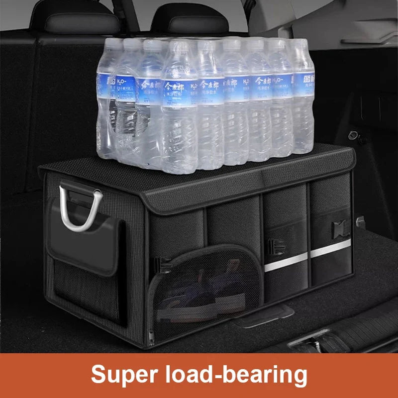 SEAMETAL Foldable Car Trunk Organizer – Waterproof Oxford Box Car Trunk Organizer Qme