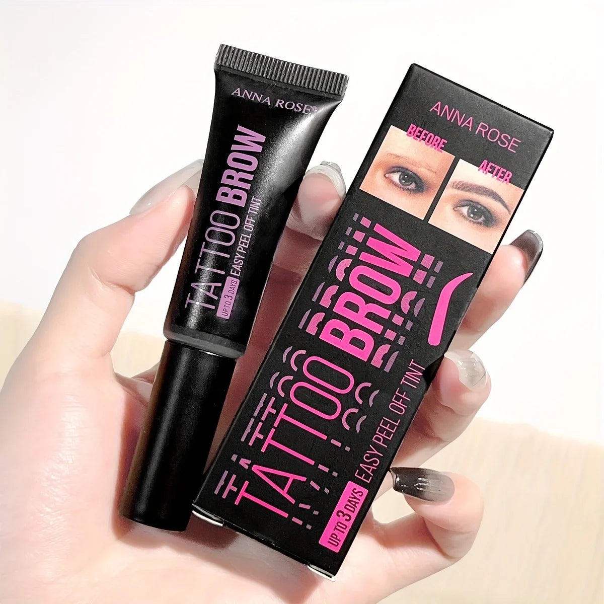 Natural Liquid Eyebrow Tint Cream | Waterproof Brow Gel – Qme Eyebrow Tint Gel Qme