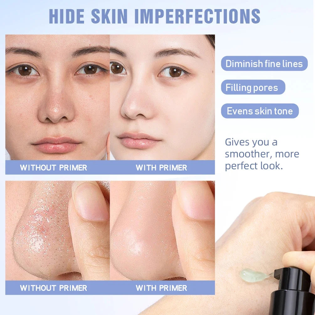 QIBEST Power Grip Gel Primer – Hydrating & Smoothing Face Primer Qme