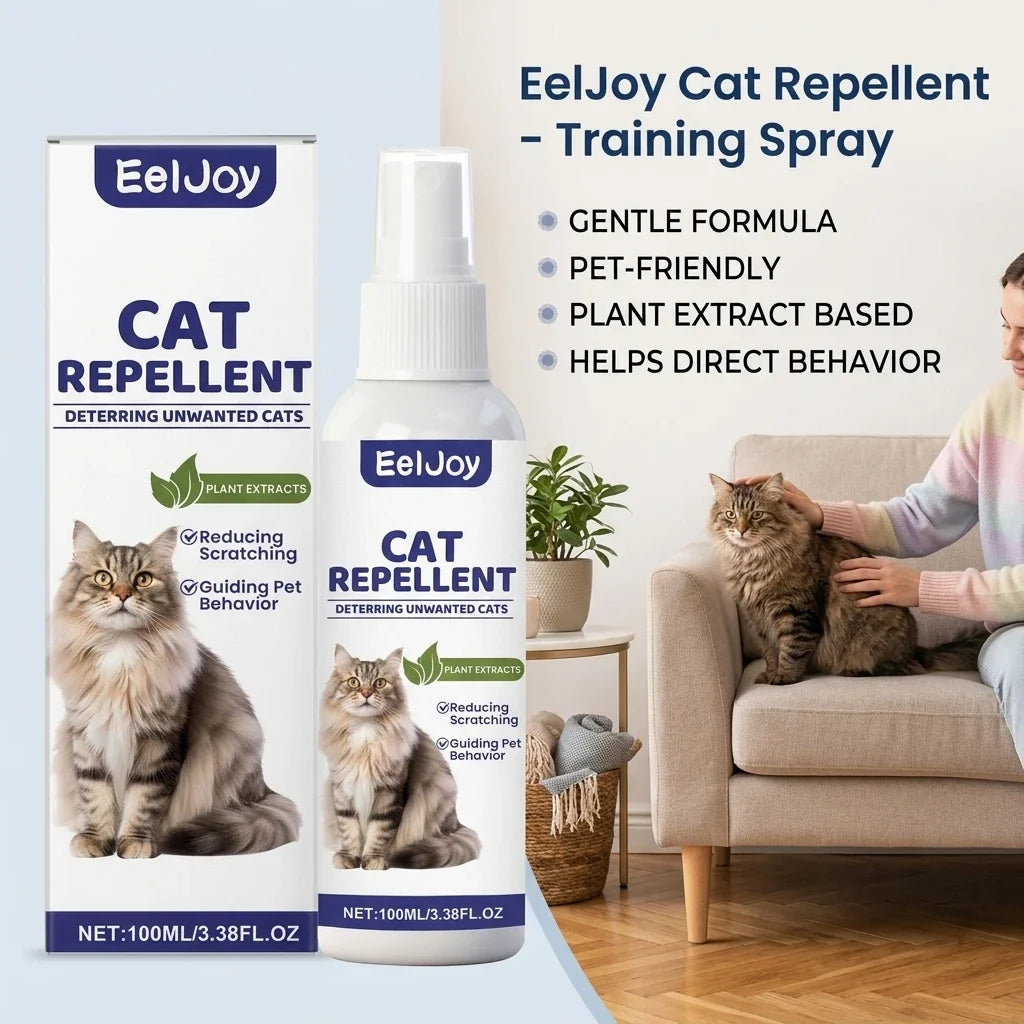 Cat Repellent Spray – Furniture & Plant Scratch Deterrent Cat Repellent Spray Qme