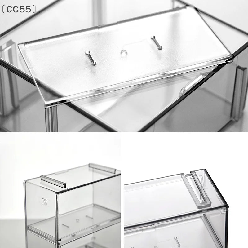 Double Layer Car Model Display Box – Transparent Dustproof Case Model Display Box Qst
