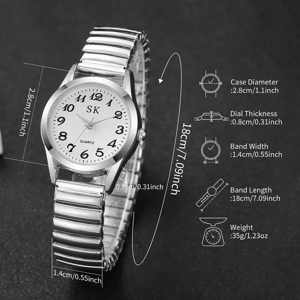 Large Digital Dial Watch – Easy-Read Unisex Wristwatch Digital Wristwatch Qme