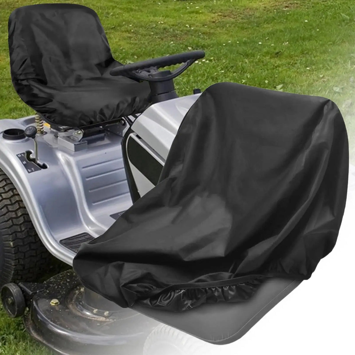 Rainproof Riding Lawn Mower Tractor Seat Cover | Full Coverage Mower Seat Cover Qme