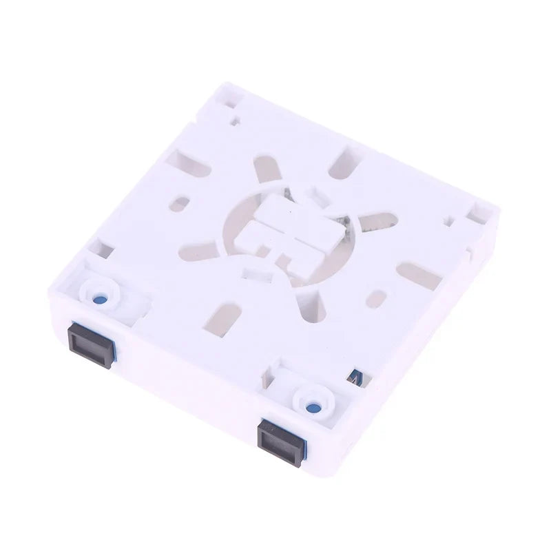 2-Port Fiber Optic Junction Box 86-Type ABS White Terminal Fiber Optic Terminal Box Qme