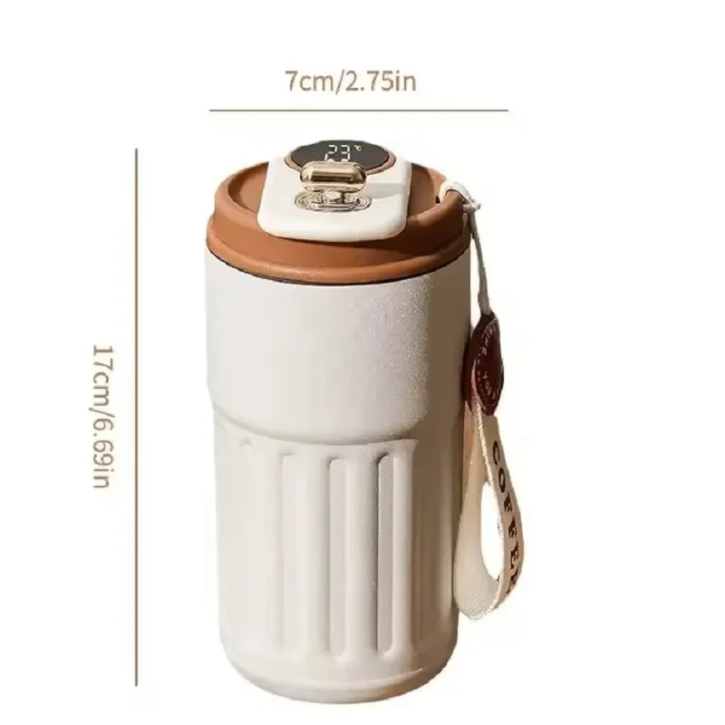 316 Stainless Steel Smart Temp Display Tumbler 420ml Insulated Smart Tumbler Qst