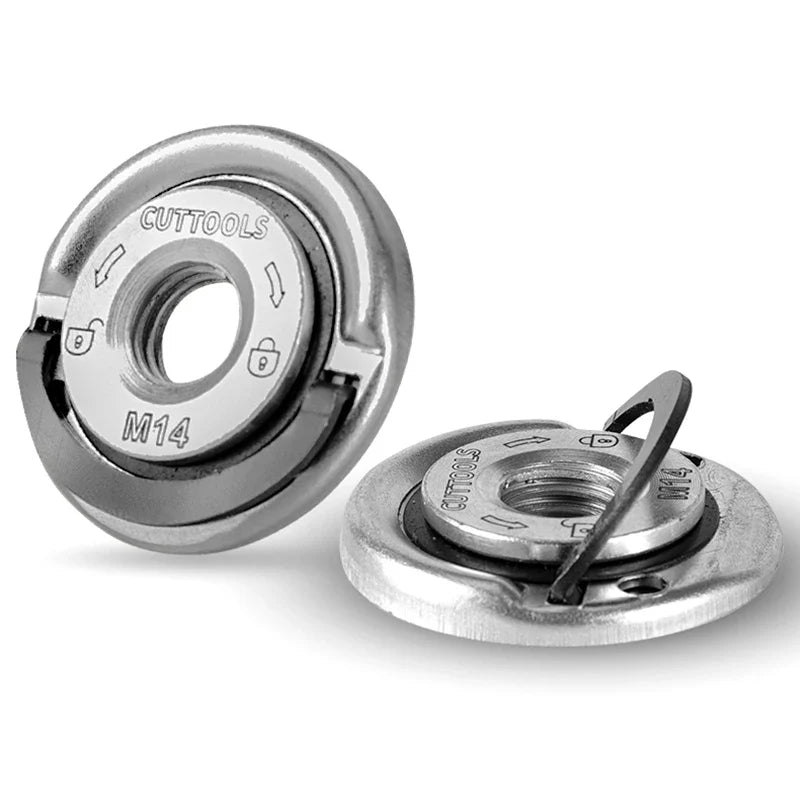 M14 Quick Release Flange Nut Angle Grinder Pressing Plate Chuck Angle Grinder Accessory Qme