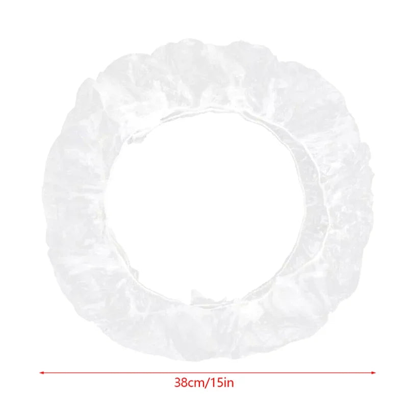 Disposable Transparent Steering Wheel & Gear Covers – 20 Pack Car Protective Cover Qme