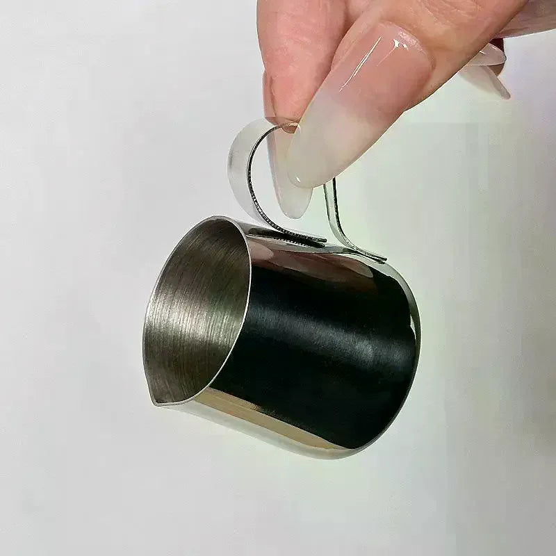 Mini Stainless Steel Milk Frothing Jug – Latte Art Pitcher Milk Frothing Pitcher Qme