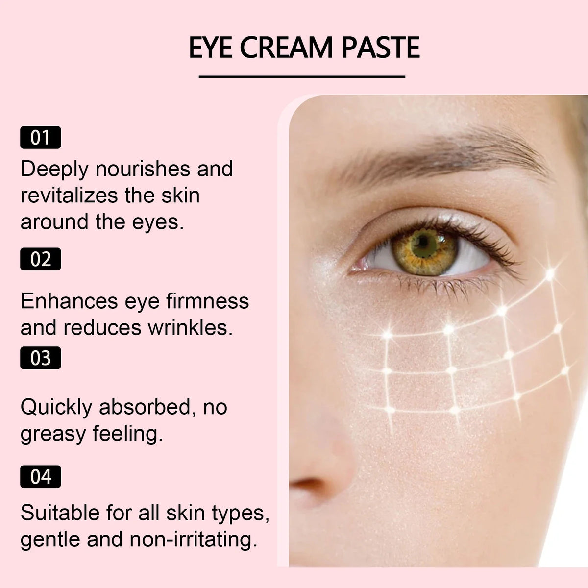 Firming Eye Cream – Hydrating, Smoothing & Anti-Wrinkle Eye Cream Qme