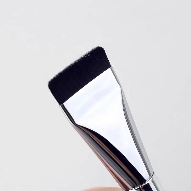 Ultra Thin Flat Foundation & Concealer Brush – Soft Wool Fiber Foundation Makeup Brush Qme