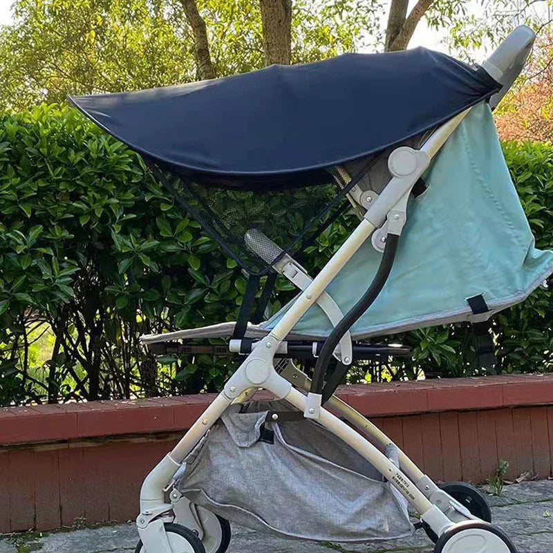 Universal Stroller Sunshade Cover – UV Protection Canopy Stroller Sun Shade Qst B
