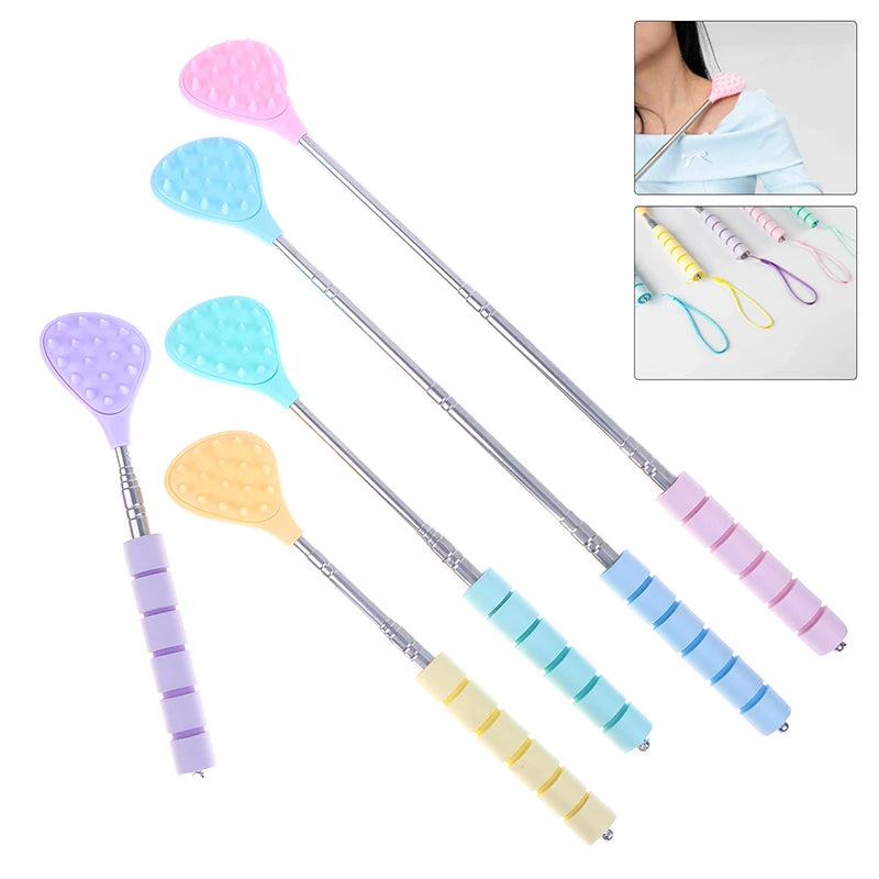 Extendable Cactus Back Scratcher – Retractable Massage Stick Back Scratcher Qst