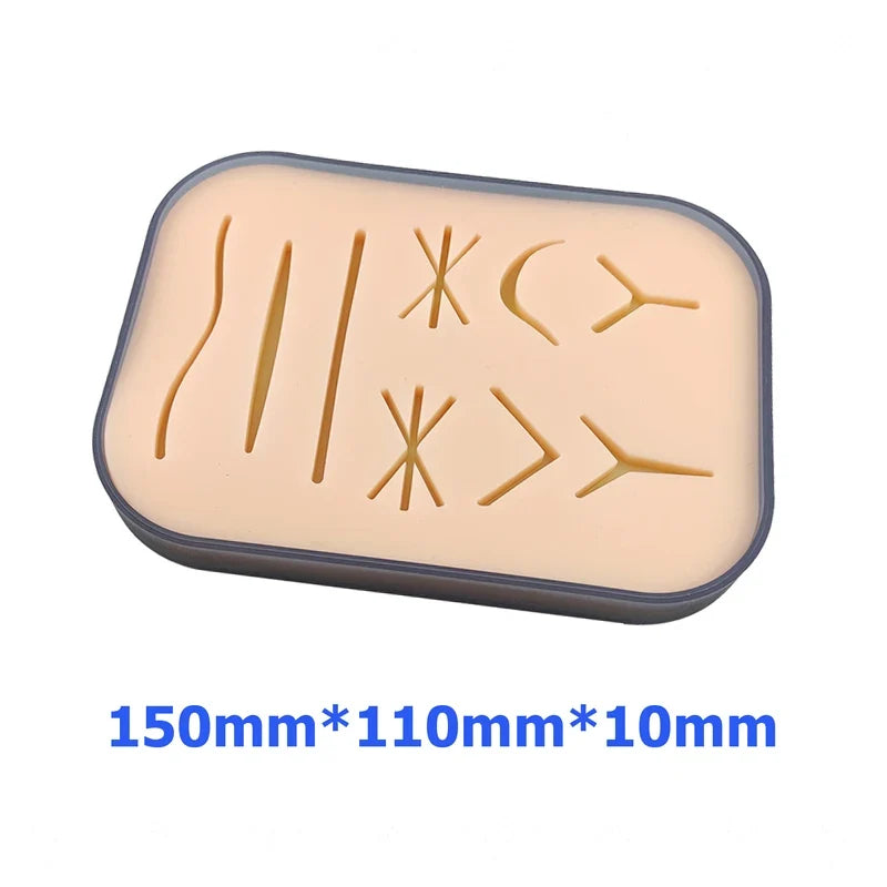 Lifelike Suture Training Pad – Rubber Practice Skin Model Suture Training Pad Qme a