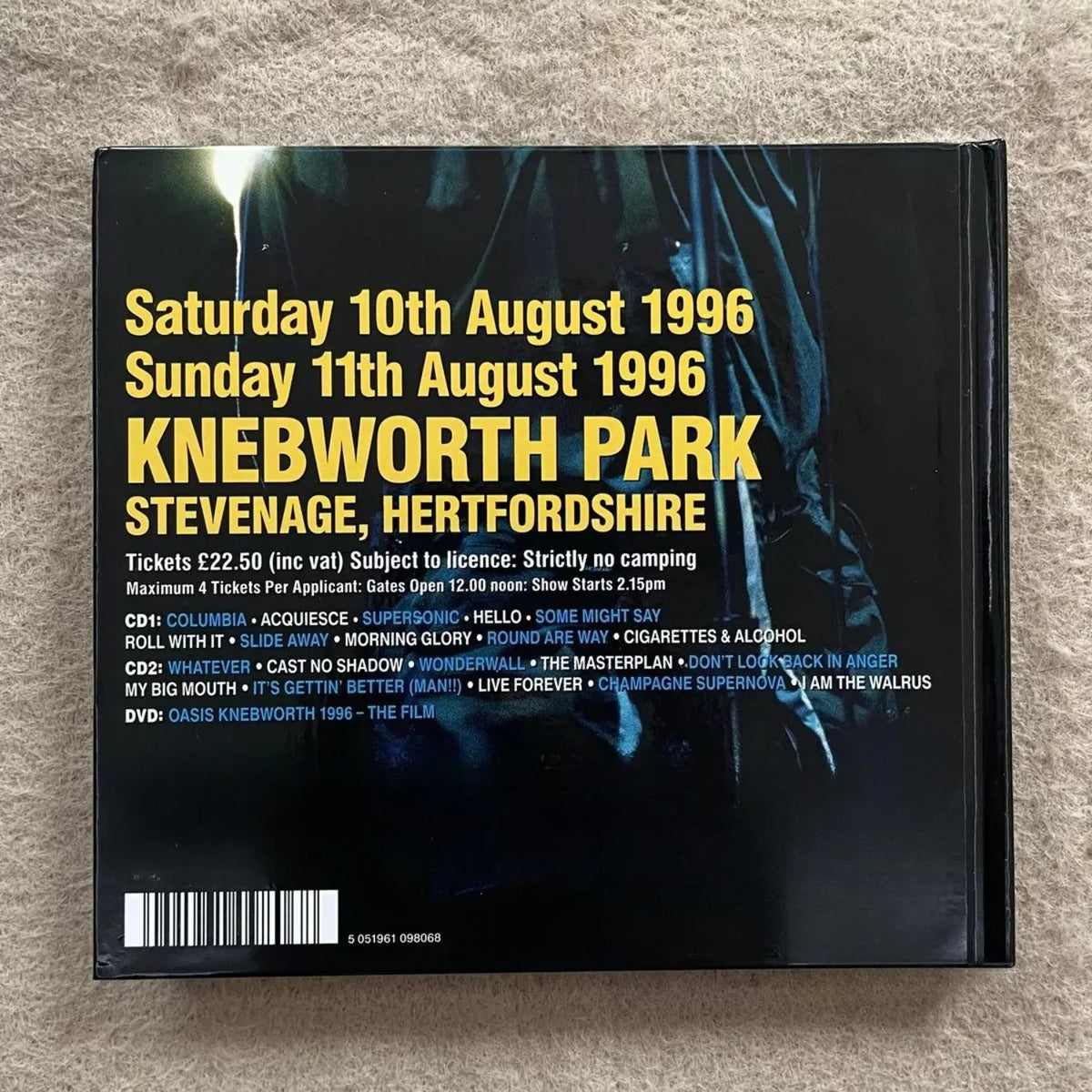 Classic Britpop Live CD Album – Concert Portrait Edition Live Concert CD Qme