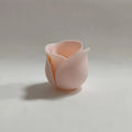 Rose Shape Mini Flower Pot – Creative Small Plant Pots Decorative Mini Planter Qme Pink