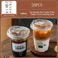Disposable Transparent Cup Lids – Coffee, Milk Tea & Smoothies Disposable Cup Lids Qme 6