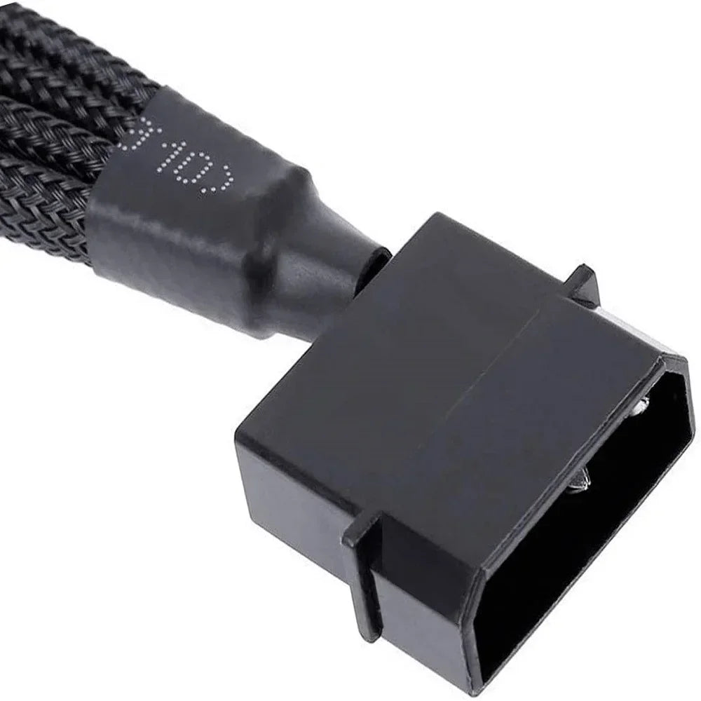 4-Pin Molex 4-Way Fan Splitter Adapter – CPU, Case & Mining Fan Splitter Adapter Qme