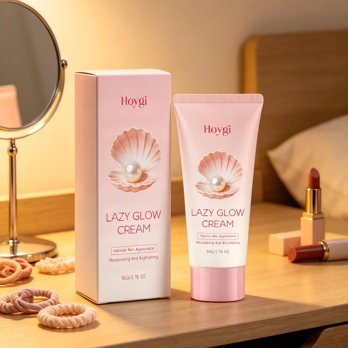 Hoygi Lazy Tone-Up Cream – Brightening BB Cream All Skin BB & CC Cream Qst