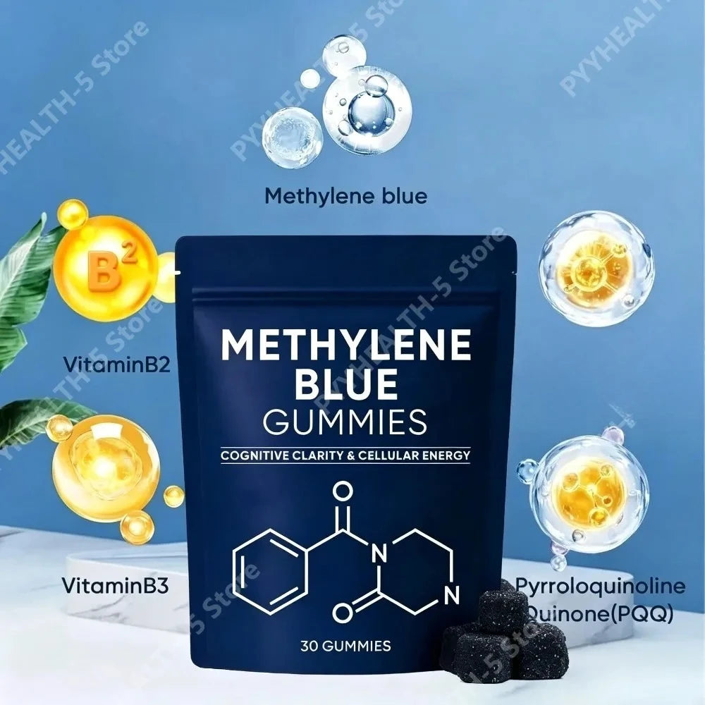 Vitamin B2 B3 PQQ Gummies 30ct – Daily Cellular Nutrition Vitamin Gummies Qst