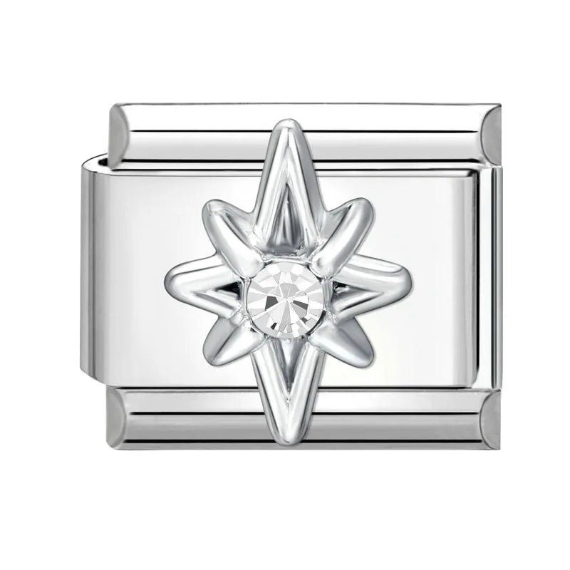 Zircon Stars Shell Butterfly Italian Charm Links – 39 Colors