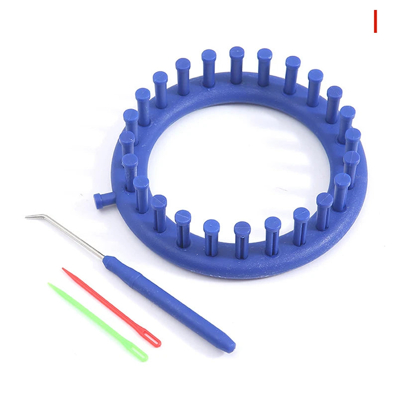 Rectangle & Round Knitting Loom Set – DIY Weaving Kit for Beginners Knitting Loom Kit Qst I14cm