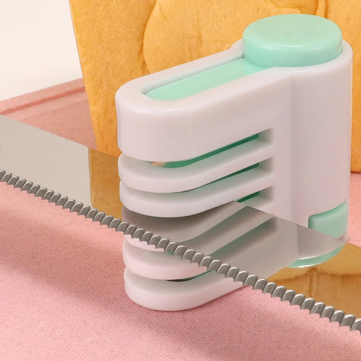 Adjustable 5-Layer Cake Slicer & Bread Leveler – 2 Pcs Cake Slicer Qme