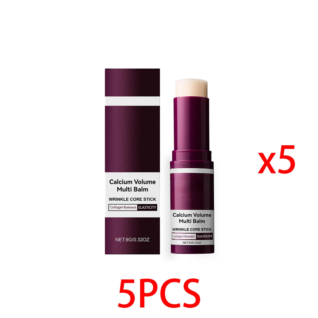 Calcium Collagen Moisturizing Balm Stick – Hydrating & Firming Face Balm Stick Qst 5PCS