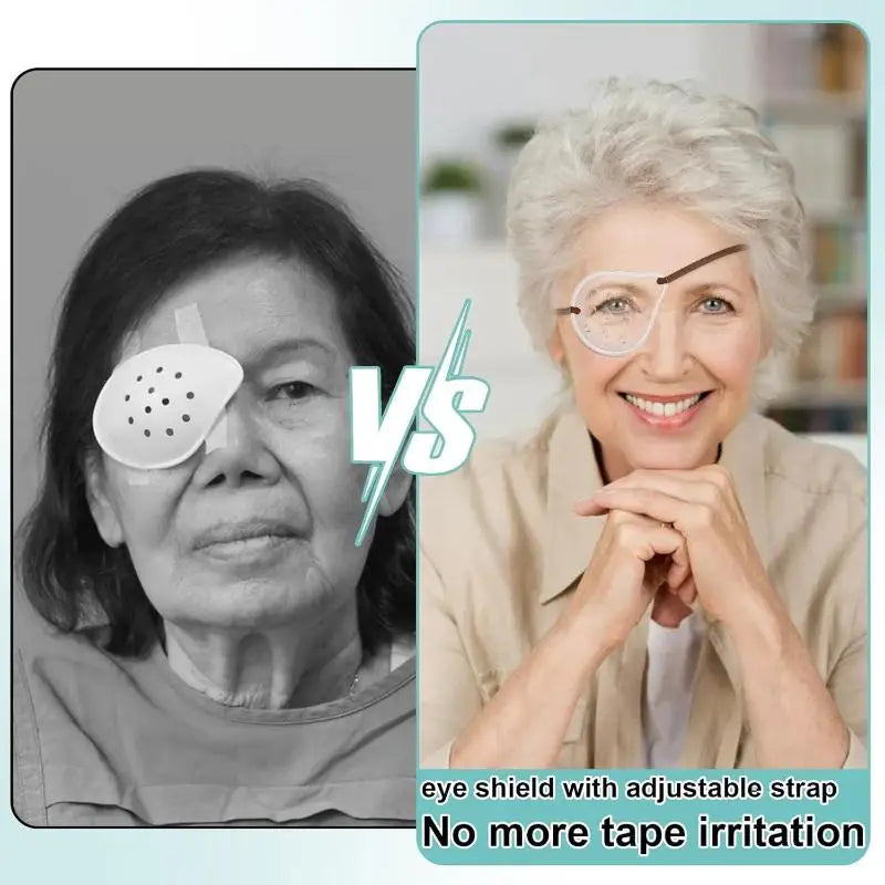 Adjustable Transparent Breathable Single-Eye Protective Mask Eye Protective Shield Qme