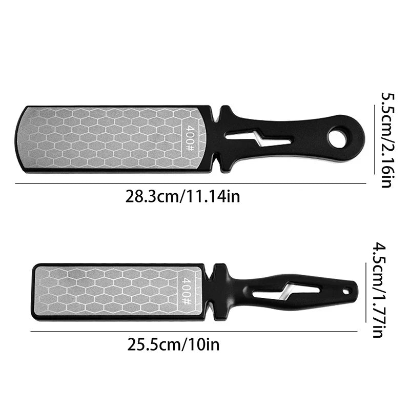 Diamond Bar Knife Sharpener 400/1000 Grit – Tungsten Carbide Knife Sharpener Qme
