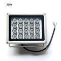 220V Outdoor IR LED Fill Light for CCTV Night Vision Cameras IR Camera Fill Light Qme White-20LED-220V